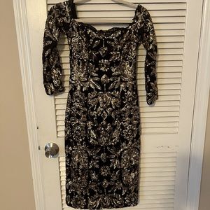 Nicole miller sequin Egyptian dress